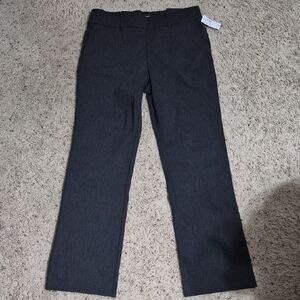 Women's Dark Charcoal Bootcut Pants NWT Size M Short